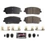 PowerStop Z23-2215 PowerStop - Z23 Daily Driver Carbon-Fiber Ceramic Brake Pads with Hardware Kit