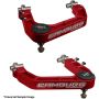 Camburg CAM-110250-RED 19-23 Ford Ranger KINETIK Performance Billet Uniball Upper Arms - Red