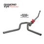Diamond Eye Performance K4214S-RP Diamond Eye KIT 4in TB MFLR RPLCMENT PIPE DUAL SS: 94-02 DODGE CUMMINS 5.9L