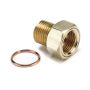 AutoMeter 2275 FITTING, ADAPTER, M16X1.5 MALE, BRASS, FOR MECH. TEMP. GAUGE