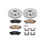 PowerStop KOE152 OE Stock Replacement Low-Dust Ceramic Brake Pad and Rotor Kit