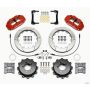 Wilwood 140-12877-R Narrow Superlite 4R Rear Kit 12.88in Red 2008-2012 Subaru WRX w/Lines
