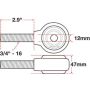 SPECIALTY PRODUCTS COMPANY 15769 XAXIS ROD END BALL JOINT