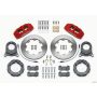Wilwood 140-13303-R Dynapro 6 Front Hat Kit 11.75in Rotor Red 66-75 Ford Bronco Dana 30/44 w/Lines