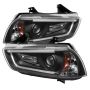 SPYDER 5074188 Projector Headlights - Light Tube - DRL - Black