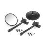Quick Release Mirror Bla ck Round 97-18 Wrangler
