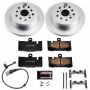 PowerStop CRK2329 Genuine Geomet Coated Rotor and Low-Dust Ceramic Brake Pad Kit