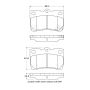 StopTech Street Touring 06 Lexus GS300/430 / 07-08 GS350 Rear Brake Pads