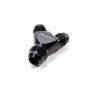 FRAGOLA FRG900609-BL 8an Y-Male Fitting w/ Dual 6an outlets Black