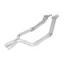 Stainless Works M05H175X 2005-10 Mustang GT 1-3/4in Headers 3in High-Flow Cats X-Pipe Factory Connection