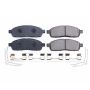 PowerStop 17-1392 PowerStop - Z17 Low-Dust Ceramic Brake Pads with Hardware