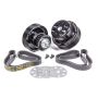 JONES RACING PRODUCTS JRP1035-S-TP Serpentine Drive Kit SBC Crate w/ Tandem Pumps