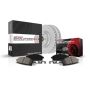 PowerStop CRK8043 Genuine Geomet Coated Rotor and Carbon-Fiber Ceramic Brake Pad Kit