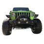 Rampage 88509 2007-2018 Jeep Wrangler(JK) Recovery Bumper Stubby Front - Black