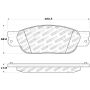 Stoptech 309.08050 Performance Brake Pads