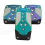 NRG Aluminum Sport Pedal M/T - Neochrome w/Black Carbon