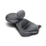 Mustang Motorcycle 79327 Mustang 02-09 Honda VTX1300 Retro, S ,T Wide Touring 2PC Seat w/Driver Backrest - Black