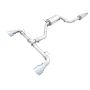 AWE Tuning 3015-32658 AWE 2022 VW GTI MK8 Touring Edition Exhaust - Chrome Silver Tips