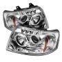 SPYDER 5010124 Projector Headlights - LED Halo - Chrome