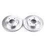 PowerStop JBR577XPR PowerStop Evolution Performance Drilled, Slotted & Plated Brake Rotor Pair