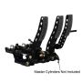 Wilwood 340-12410 Pedal Assembly Floor Mount-Brake Clutch & Throttle