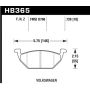 Hawk Performance HB365B.728 HPS 5.0 Disc Brake Pad