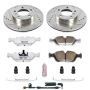 PowerStop K497-26 Z26 Street Performance Ceramic Brake Pad and Drilled & Slotted Rotor Kit