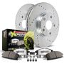 PowerStop K7360-26 Z26 Street Performance Ceramic Brake Pad and Drilled & Slotted Rotor Kit