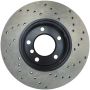 Stoptech 128.34077R 08-10 BMW 128i Cross Drilled Right Front Rotor