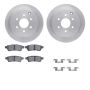 Dynamic Friction 6512-67483 Rotor Kit