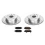 PowerStop K179 Z23 Daily Driver Carbon-Fiber Ceramic Brake Pad and Drilled & Slotted Rotor Kit