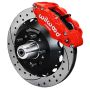 Wilwood 140-16908-DR 55-57 Chevy Bel Air Superlite 6R Kit, 5 x 4.50in/4.75in Hub - 12.88in D&S Rotor - Red