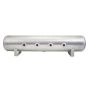 Air Lift 11957 4 Gal Alum Tank - (4) 1/4in Face Ports (2) 3/8in End Ports & 1/4in Drain - 30in L X 6in D