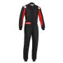 SPARCO 002343NRRS3L Suit Rookie Large BLK/RED