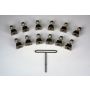 Wilwood 230-6656 Rotor Bolt Kit - Dynamic Front 12 Bolt with T-Nut Tool