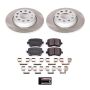 PowerStop SC5662 Semi-Coated Rotor and Low-Dust Ceramic Brake Pad Kit