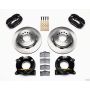 Wilwood 140-10094 Forged Dynalite P/S Park Brake Kit Chevy C-10 2.42 Offset 5-lug