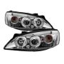SPYDER 5011602 Projector Headlights - LED Halo - Chrome
