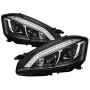 SPYDER 5083890 Projector Headlights - DRL LED - Black