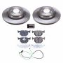 PowerStop KOE5732 OE Stock Replacement Low-Dust Ceramic Brake Pad and Rotor Kit
