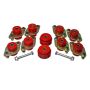 Energy Suspension 18-20 Jeep Wrangler JL Body Mount Set With Hardware - Red