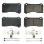 PowerStop 17-2195 PowerStop - Z17 Low-Dust Ceramic Brake Pads with Hardware