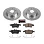 PowerStop K6398 Z23 Daily Driver Carbon-Fiber Ceramic Brake Pad and Drilled & Slotted Rotor Kit