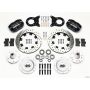 Wilwood 140-13344-D Dynapro Dust-Boot Front Kit 12.19in Drilled 1965-1969 Mustang Disc & Drum Spindle