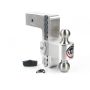 Weigh Safe LTB8-3 180 Hitch 8in Drop Hitch & 3in Shank (10K/21K GTWR) - Aluminum
