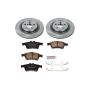 PowerStop KOE4612 OE Stock Replacement Low-Dust Ceramic Brake Pad and Rotor Kit