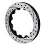 Wilwood 160-8396-BK Rotor-SV-SRP 72 Iron-RH-BLK-Drill 14.00 x 1.25 - 12 on 8.75in