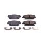 PowerStop 17-1020 PowerStop - Z17 Low-Dust Ceramic Brake Pads with Hardware
