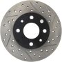 Stoptech 127.04001L Slotted & Drilled Sport Brake Rotor