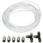 ALLSTAR PERFORMANCE ALL48018 Nylon Brake Line Kit for use w/o Gauges